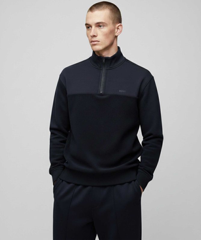 BOSS Half-Zipper Ze_winterbrush Sweatshirt