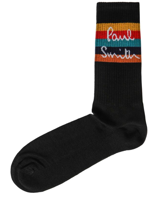 Paul Smith Artist Stripe Logo Socks