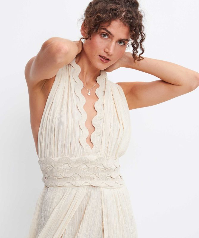 Kallisto’s Nymphs Long Halter Neck Dress