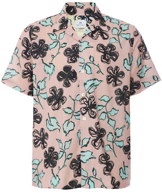 Paul Smith Casual Fit Yukka Print Shirt