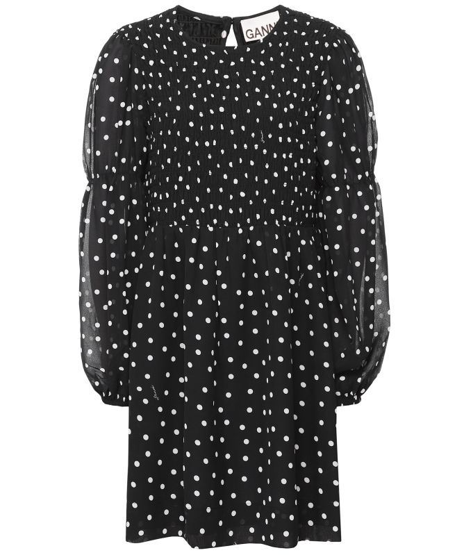 GANNI Printed Mini Dress