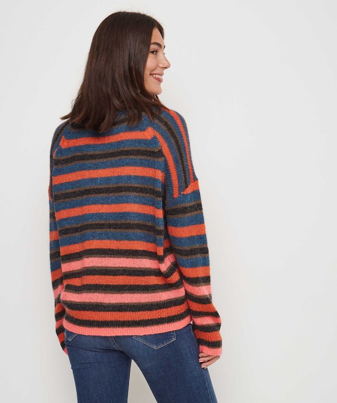 Paul Smith Mohair Mix Stripe Jumper