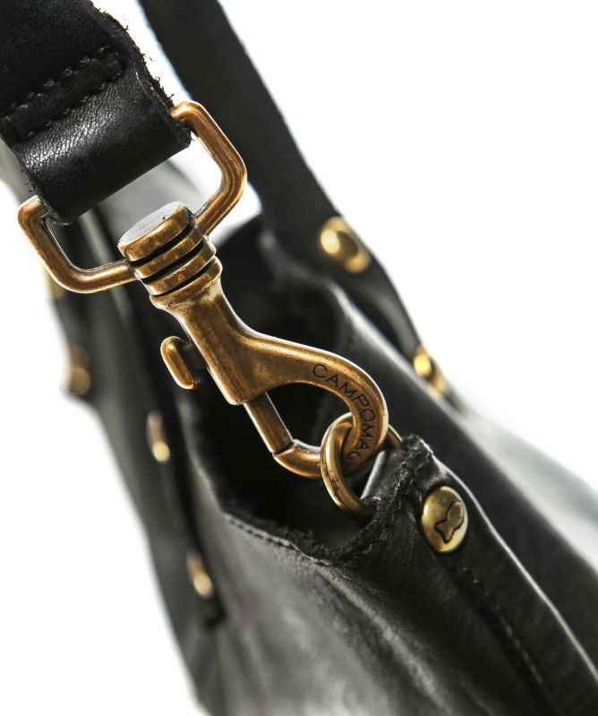 Campomaggi Studded Leather Shopper Bag