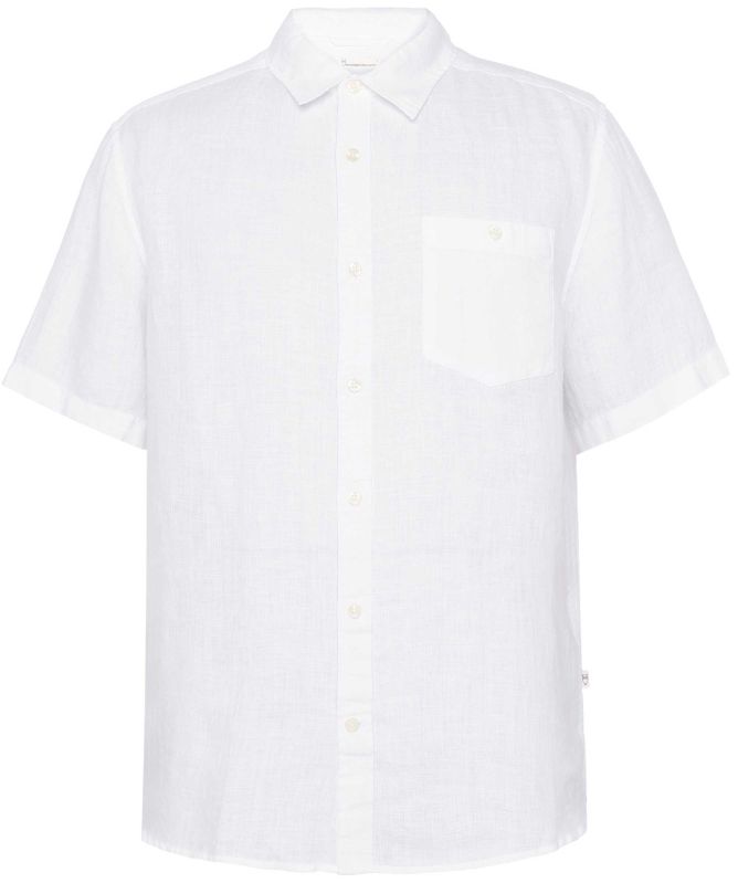 Knowledge Cotton Linen Short-Sleeve Shirt