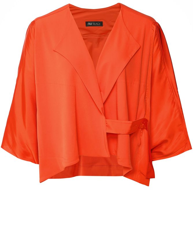 NU London Satin Belt Jacket