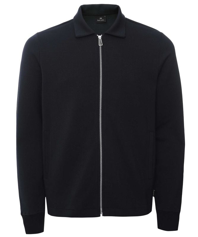 Paul Smith Double-Face Jersey Zipper Sweatshirt