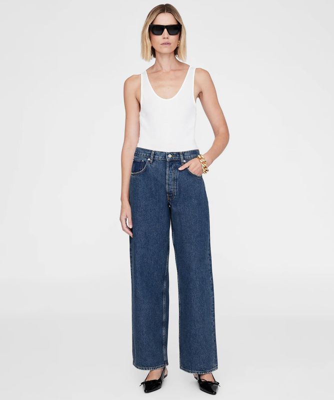 Anine Bing Manon Wide-Leg Jeans