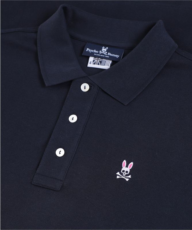 Psycho Bunny Long Sleeve Classic Polo Shirt