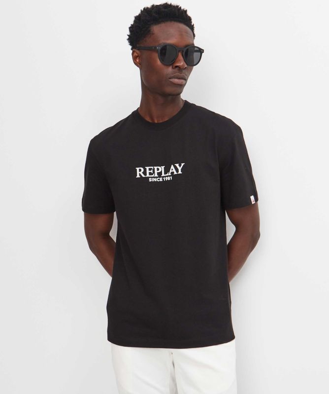 Replay Relaxed Fit Logo T-Shirt