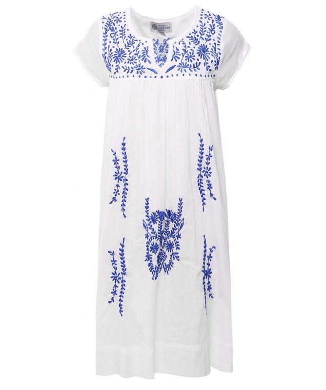 Handprint Dream Apparel Embroidered Cotton Tunic