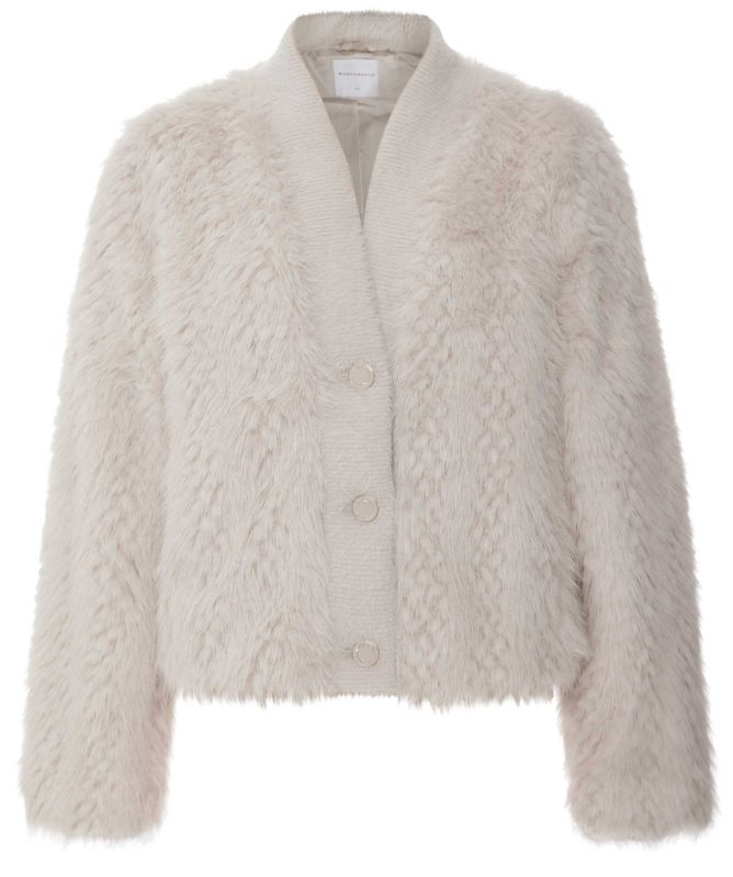 Rino and Pelle Chaimae Faux Fur Cardigan
