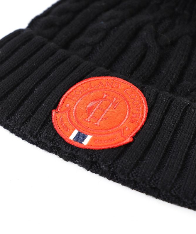 Holland Cooper Cable Bobble Hat