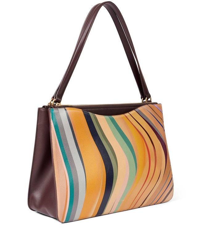 Paul Smith Dusky Swirl Double Zip Tote Bag