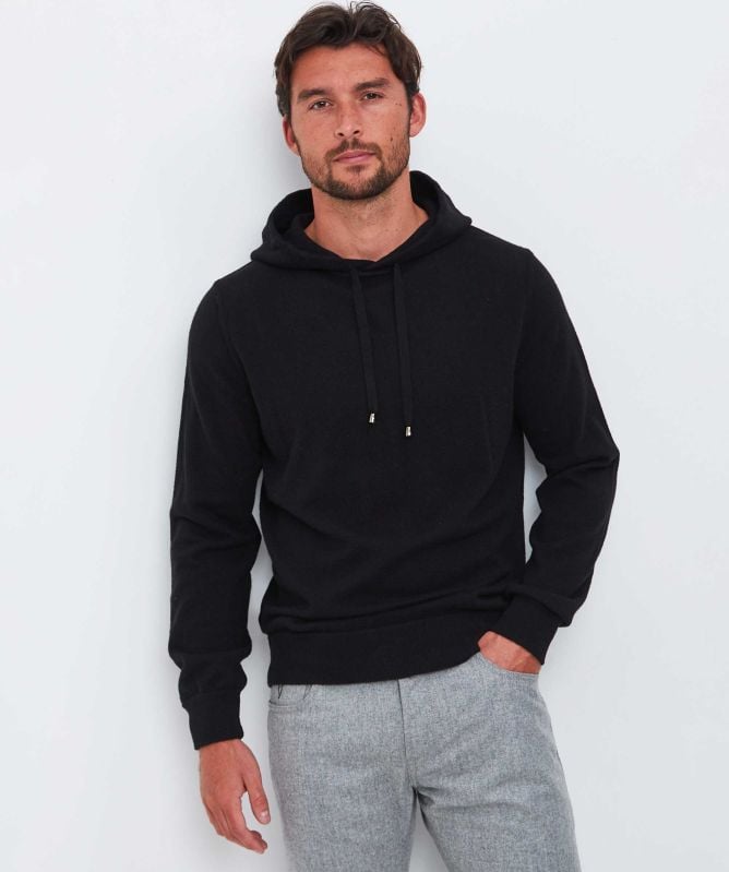 Filippo De Laurentiis Wool Cashmere Hoodie