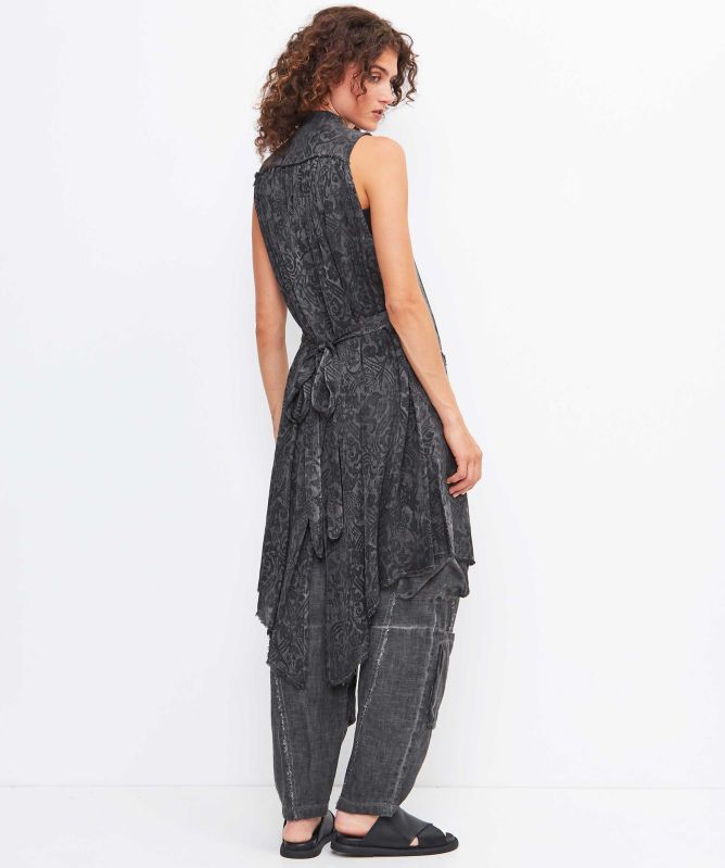 Sanctamuerte S41 Print Waistcoat