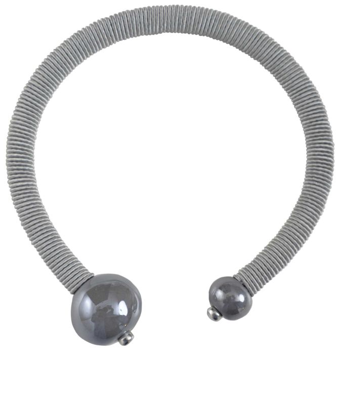 Christina Brampti Silk Cord Bead Necklace