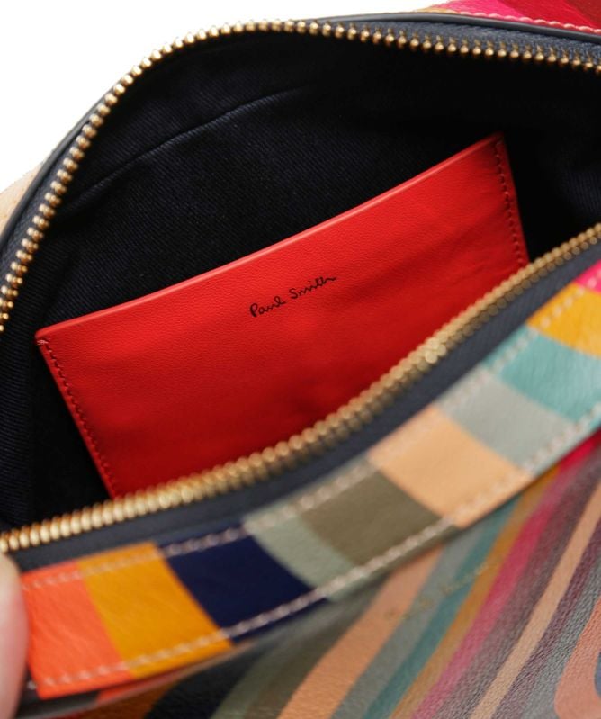 Paul Smith Swirl Leather Crossbody Bag