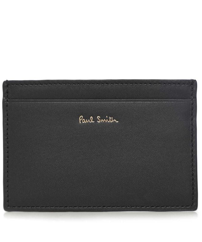 Paul Smith Leather Signature Stripe Card Holder