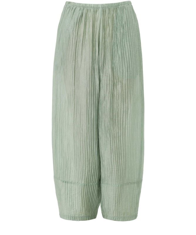 Thanny Pleated Cropped Trousers