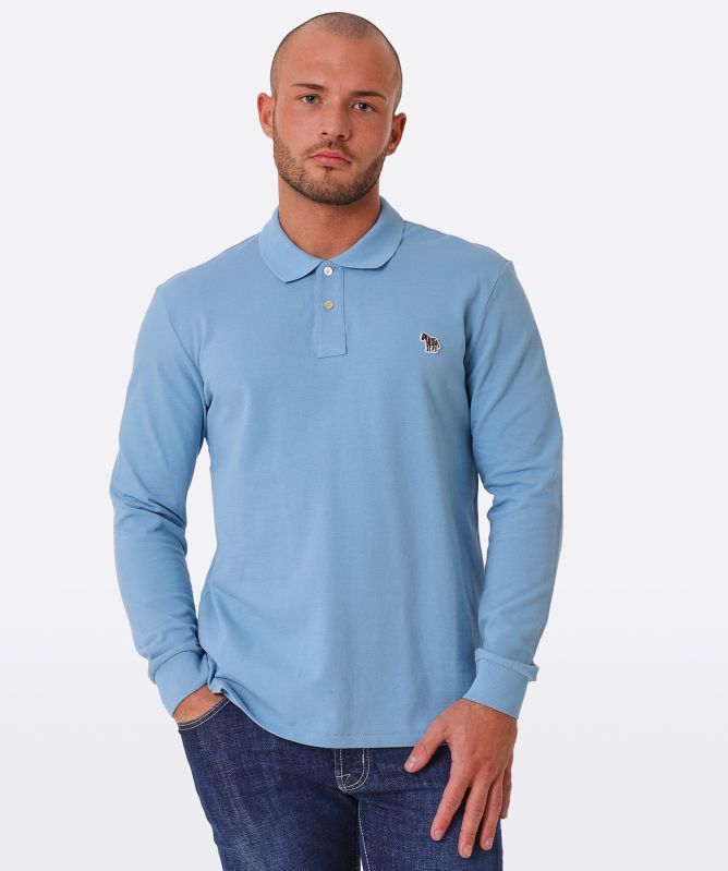 Paul Smith Long Sleeve Zebra Polo