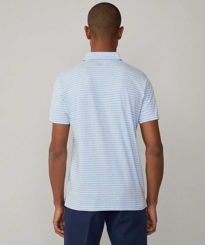 Hackett Striped Pocket Polo Shirt