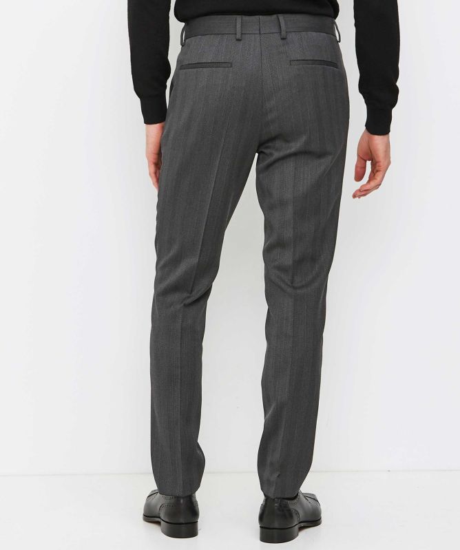 BOSS Slim Fit Herringbone H-Houston Suit
