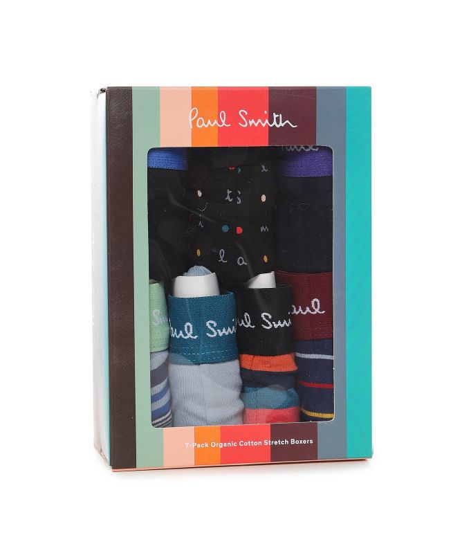 Paul Smith Mix Pattern Boxer Briefs 7 Pack
