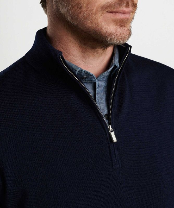 Peter Millar Autumn Crest Quarter Zip Vest
