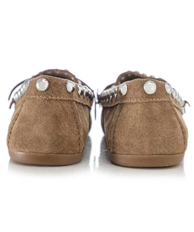 INUOVO Studded Moccasin Loafers