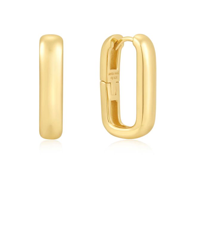 Ania Haie Wide Paper Clip Earrings