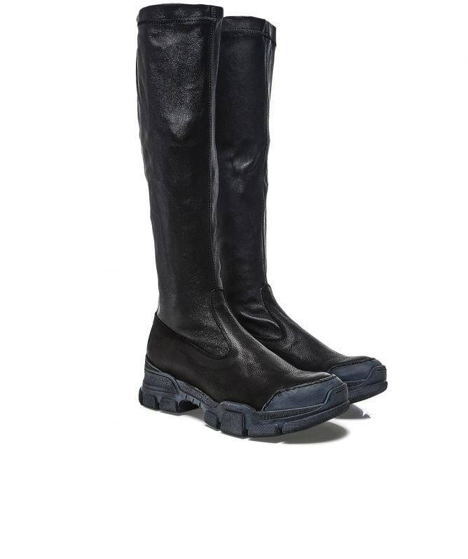 Lofina Long Leather Boots