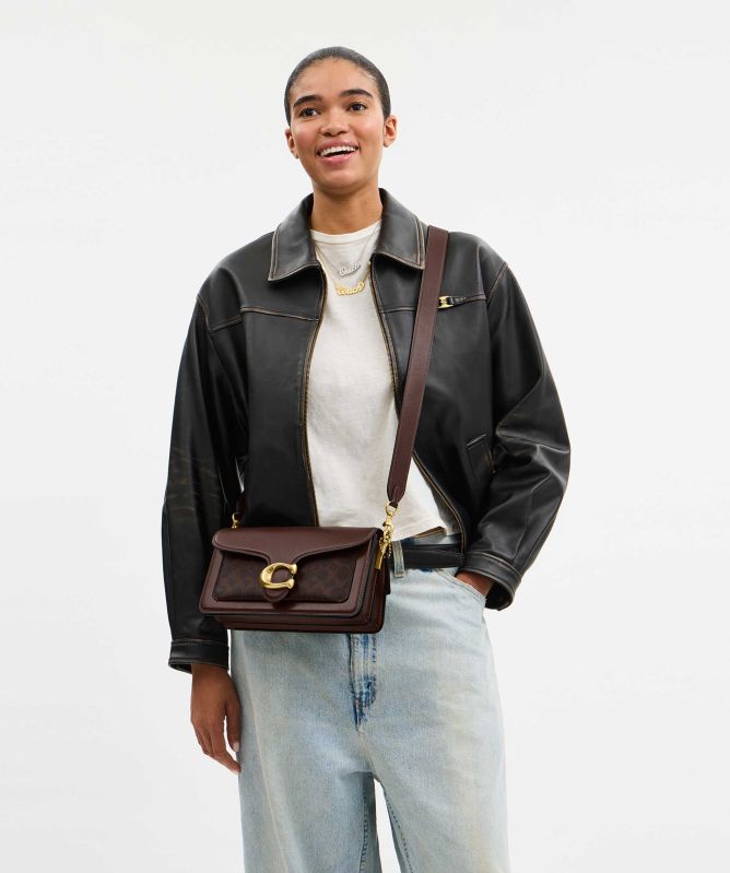 Coach Signature Canvas Tabby 26 Shoulder Bag