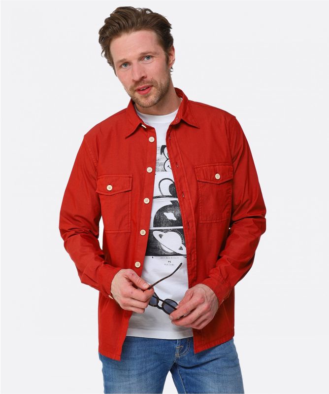 Paul Smith Seersucker Patch Pocket Shirt