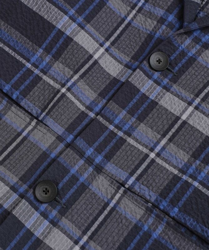 unfeigned Seersucker Check Blazer
