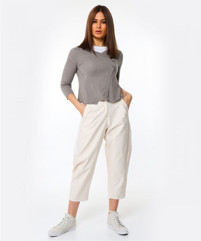 Lurdes Bergada Recycled Asymmetric Buttoned Jacket