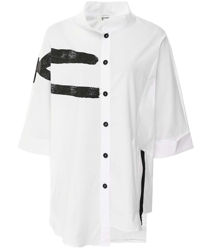 Bize Contrast Long Shirt