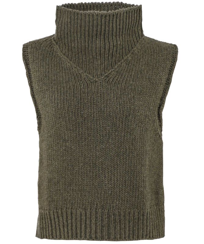 Lurdes Bergada Wool-Blend Knit Tank top