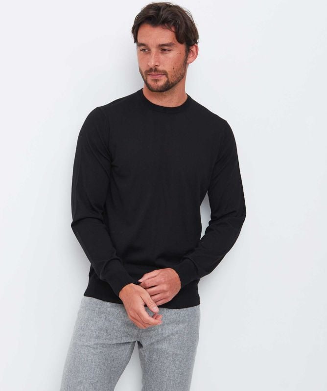 Filippo De Laurentiis Merino Crew Neck Jumper