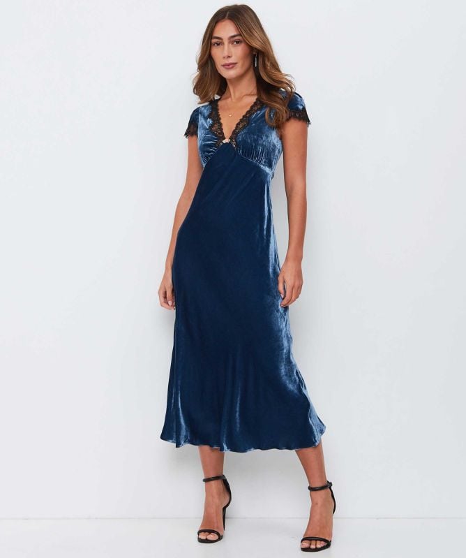 RIXO Clarice Midi Dress