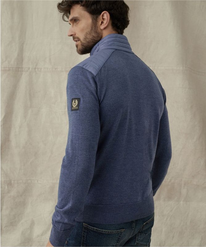 Belstaff Merino Wool Kelby Zip Cardigan