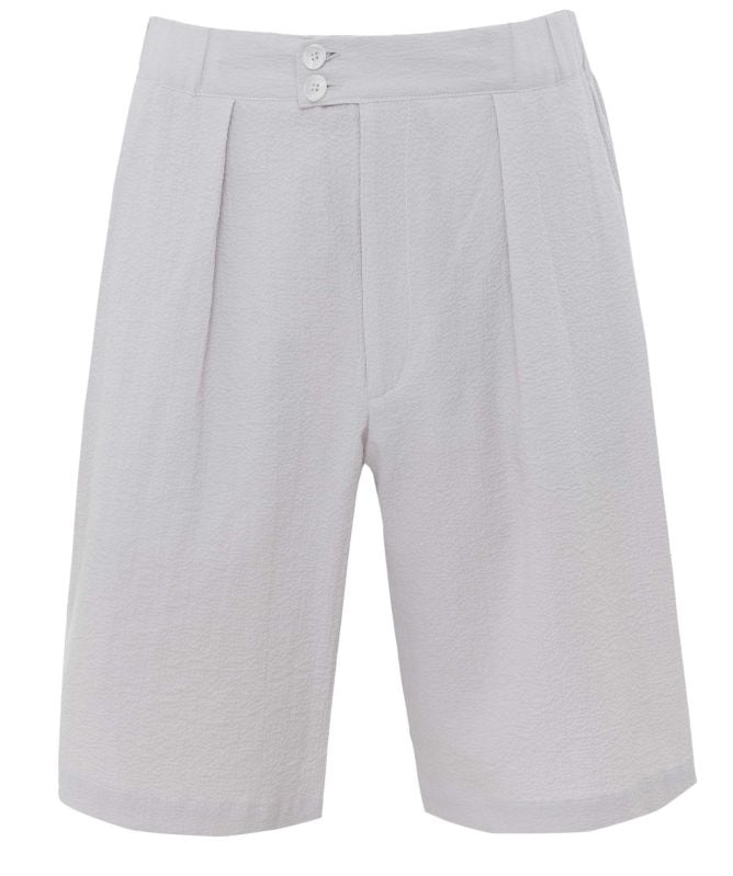 unfeigned Seersucker Bermuda Shorts