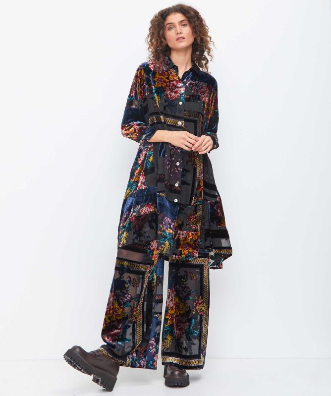 Thanny Long Devoré Shirt