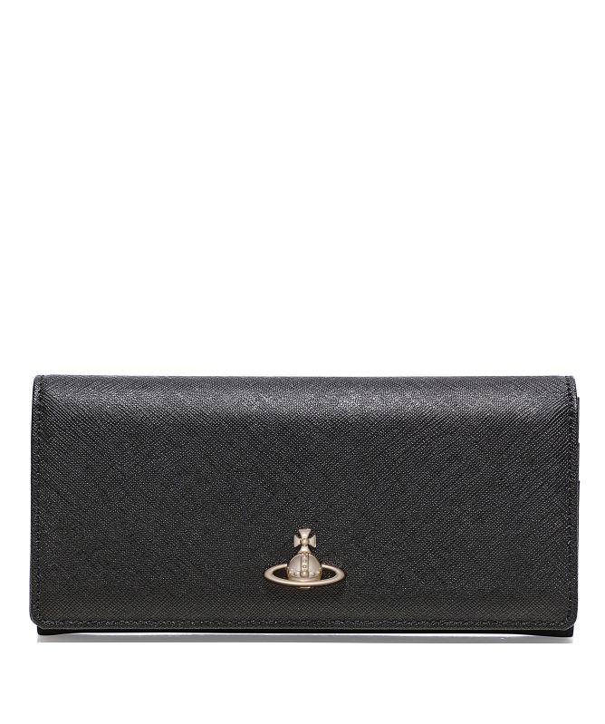 Vivienne Westwood Saffiano Credit Card Wallet