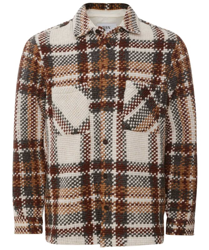Wax London Bobble Wool Whiting Overshirt