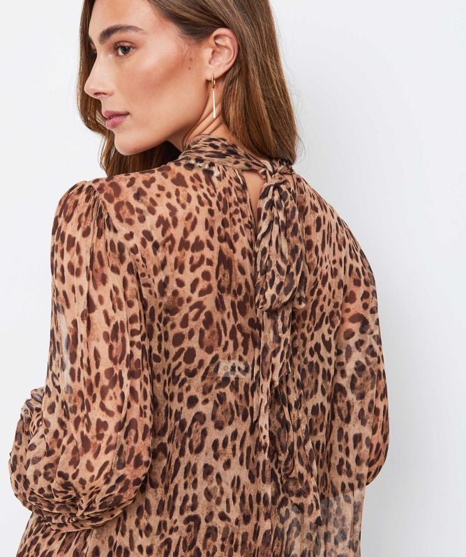 RIXO Anaya Tiered Mini Dress