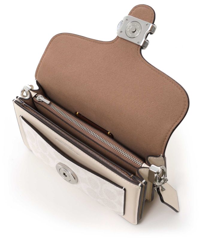 Coach Signature Canvas Tabby 26 Shoulder Bag