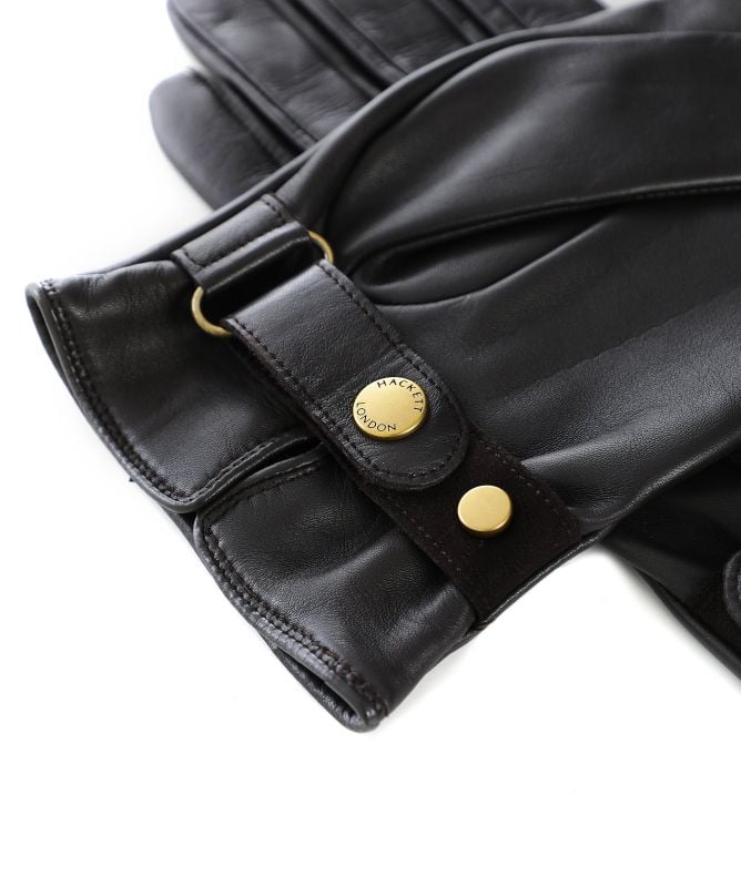 Hackett Leather Commuter Touch Gloves
