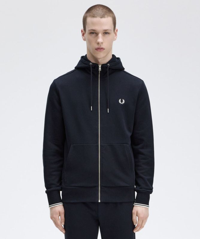 Fred Perry Zip-Through Hooded Sweatshirt