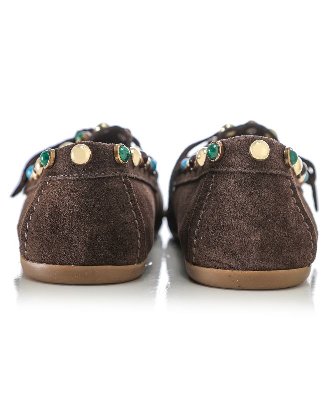 INUOVO Jewel Stud Moccasins