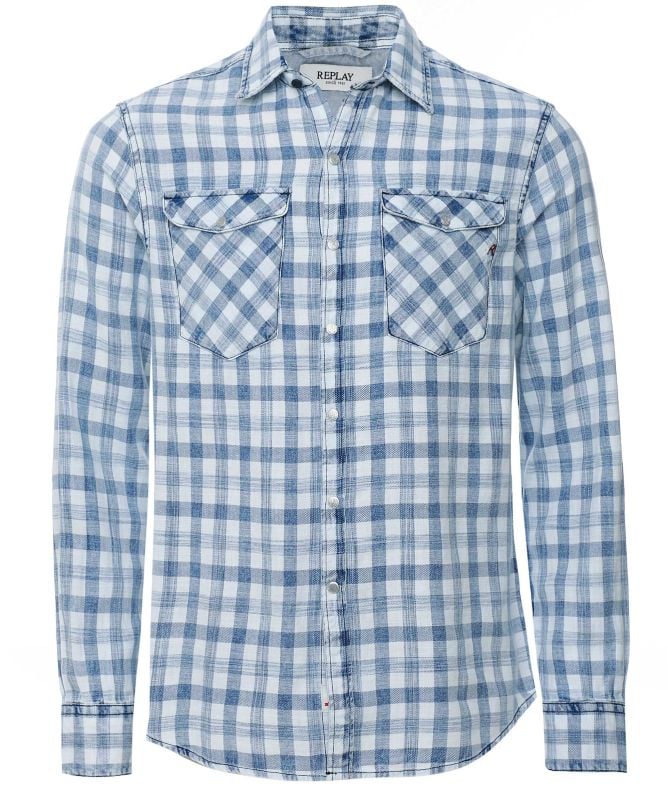Replay Check Pocket Shirt